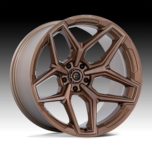 Fuel Flux FC854ZR 5-Lug Platinum Bronze Custom Truck Wheels 1